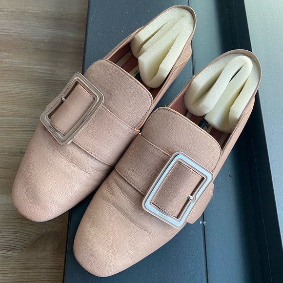 Bally Janelle Women’s Leather Slipper Rose/ Beige - Picture 1 of 12